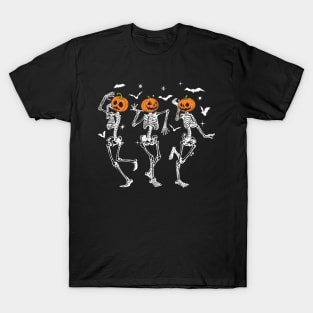 Skeleton Dancing Halloween Costume T-Shirt